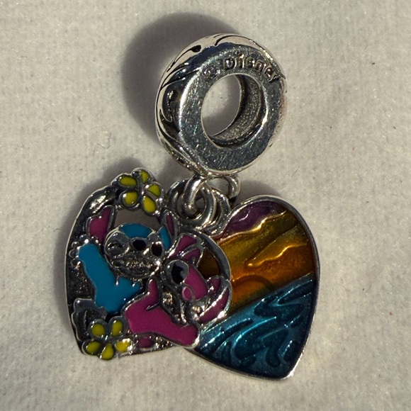 Pandora Silver and Blue Stitch Charms - Picture 3 of 7